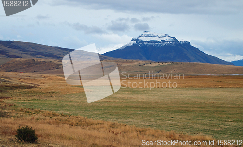 Image of Patagonian fall colors, Chile.