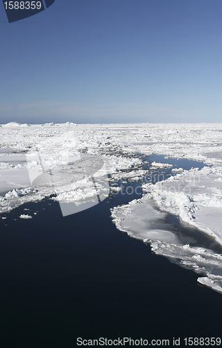 Image of Sea ice on Antarctica