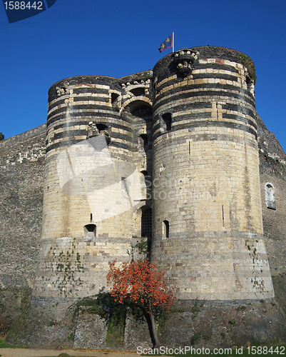 Image of Angers castle, France