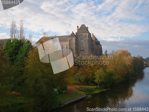 Image of Solesmes Abbey, France.