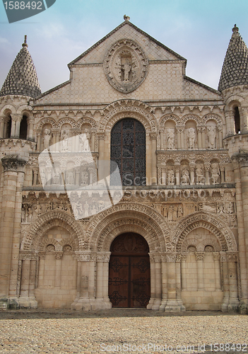 Image of Notre Dame la Grande, Poitiers, France.