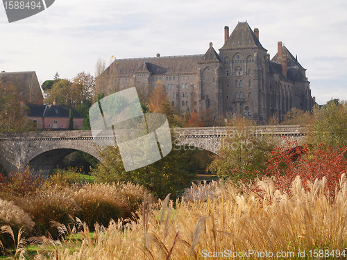 Image of Solesmes Abbey, France.