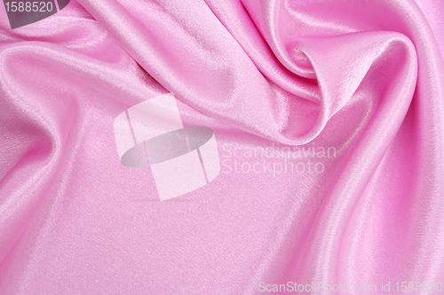 Image of Smooth elegant pink silk