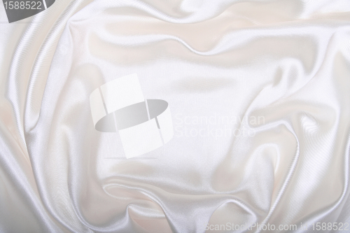 Image of Smooth elegant white silk