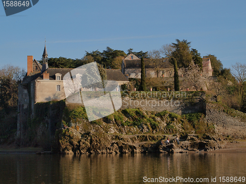 Image of Ancient Baumette monastery, Angers, France.