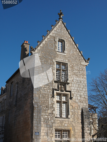 Image of Old stone house, Poitiers, France.