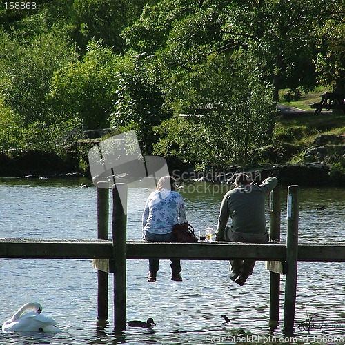 Image of Waterside couple.