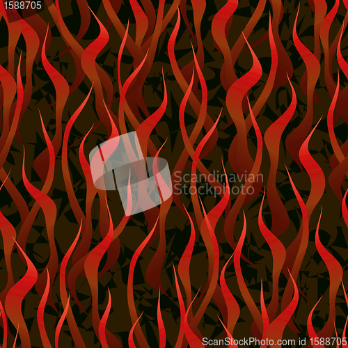 Image of hell fire background seamless