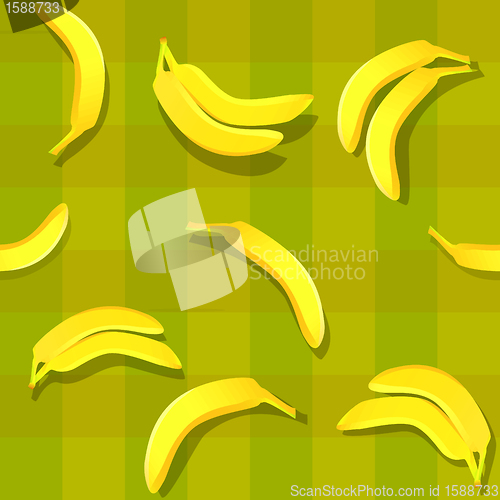 Image of banana seamless background pattern