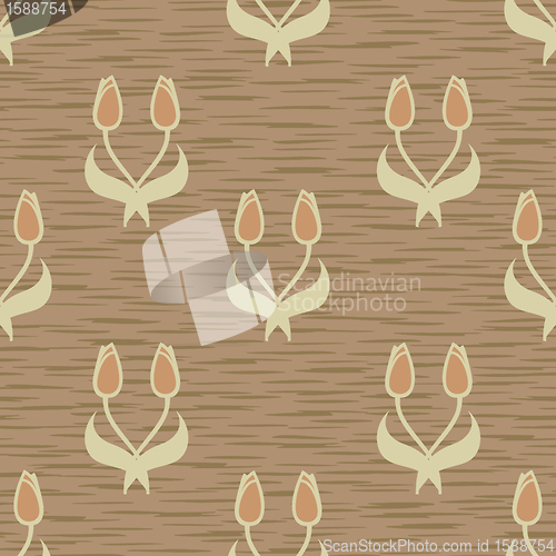 Image of tulip seamless background pattern