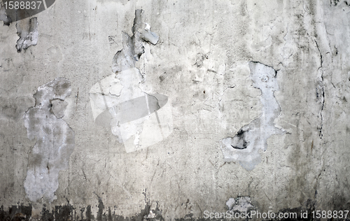 Image of Grunge cracked concrete wall