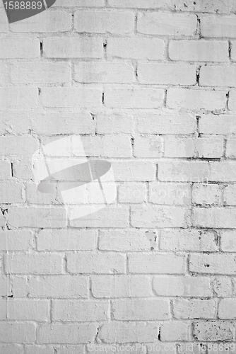 Image of White brick wall