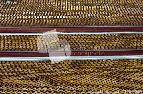 Image of textured a background from a tile roof