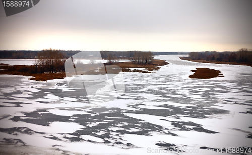 Image of beautiful winter landscape