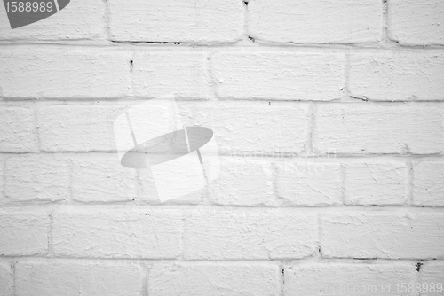 Image of White brick wall