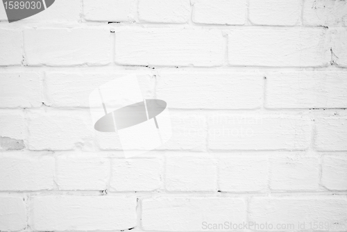 Image of White brick wall