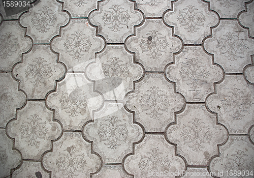 Image of Closeup of ceramic floor tiles