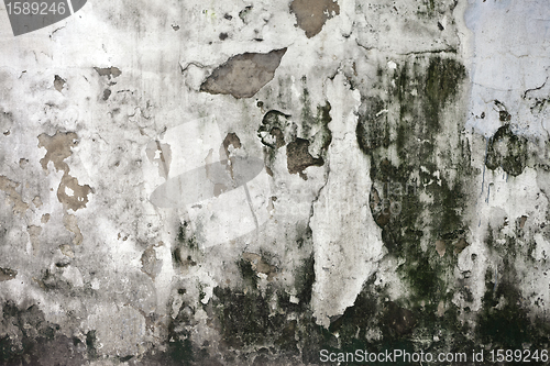 Image of Grunge cracked concrete wall