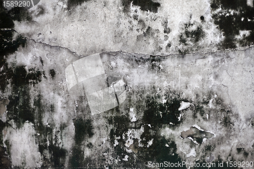 Image of Grunge cracked concrete wall