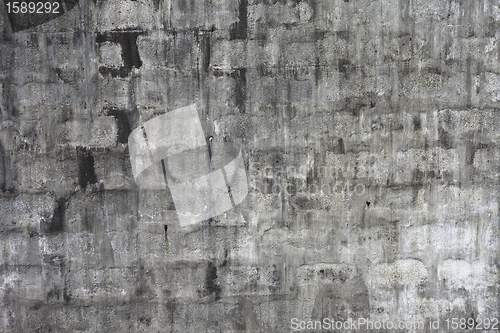 Image of rough white brick wall