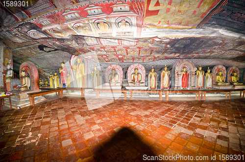 Image of interior of royal rock temple