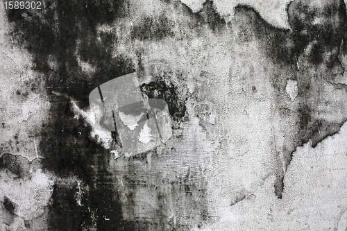 Image of Grunge cracked concrete wall