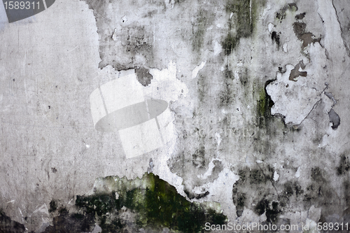 Image of Grunge cracked concrete wall