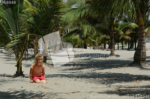 Image of girl on the beach