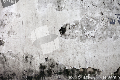 Image of Grunge cracked concrete wall