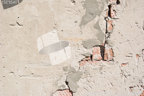 Image of Background from high detailed fragment stone wall