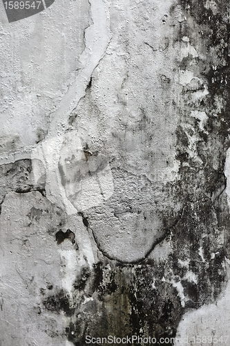 Image of Grunge cracked concrete wall