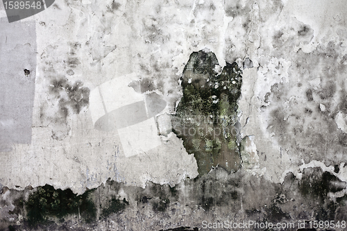 Image of Grunge cracked concrete wall