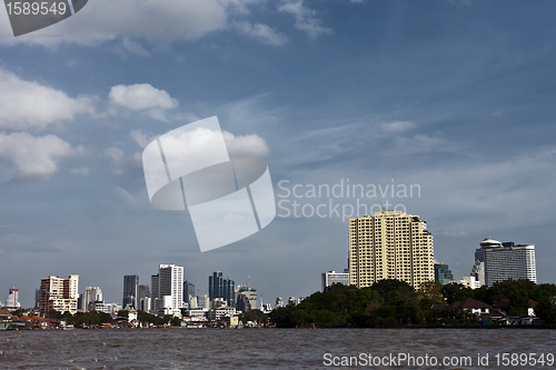 Image of Beautiful city landscape Bangkok for design