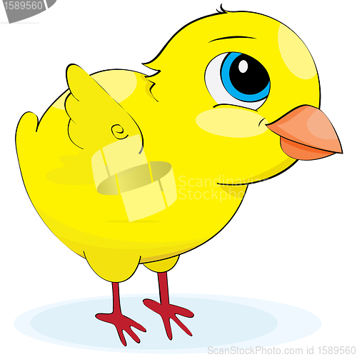 Image of Cartoon chicken. illustration