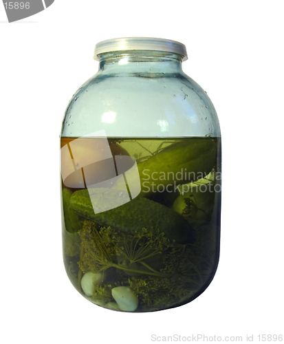 Image of Jar of marinaded vegetables