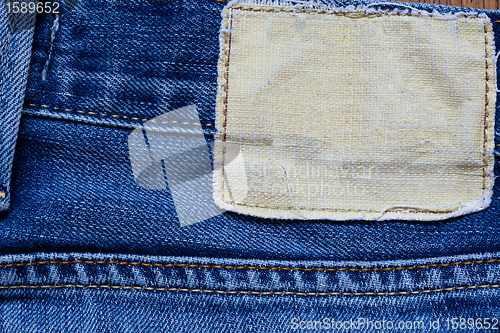 Image of jeans label 