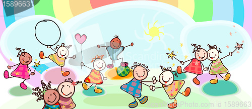 Image of kids playing