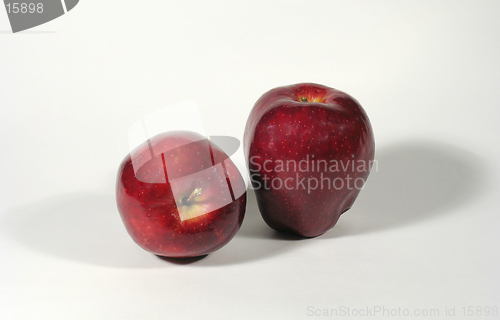 Image of Couple of red apples