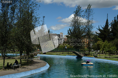 Image of park corolina. quito. ecuador