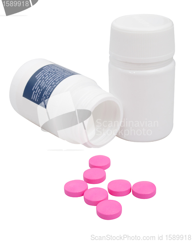 Image of Pink Pills in Bottle