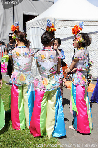 Image of colourful costumes