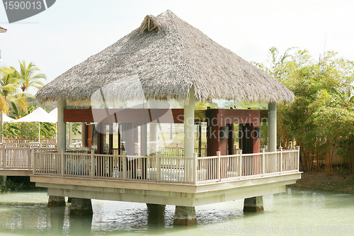 Image of Beautiful House over mangrove ready to occupy 
