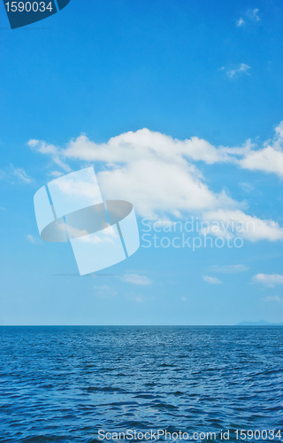 Image of deep blue sea