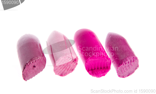 Image of scraps of lipstick