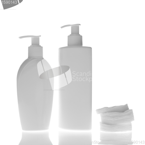 Image of cosmetic bottles