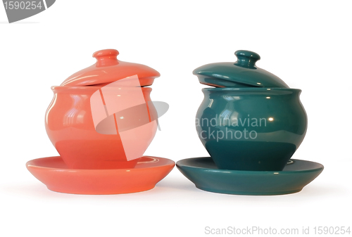 Image of Two Ceramic Pots