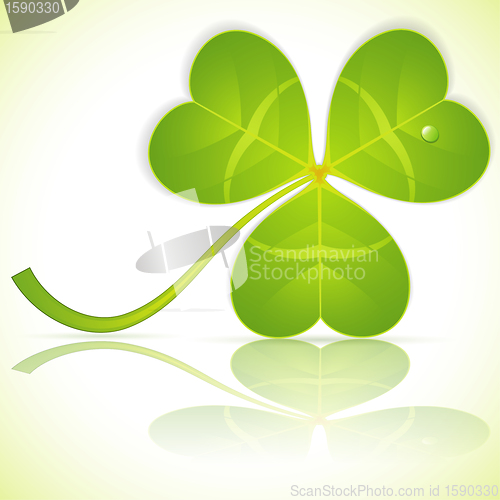 Image of Leaf Clover on St. Patrick's Day