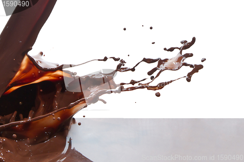 Image of pouring chocolate