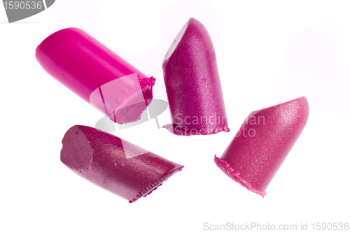 Image of scraps of lipstick