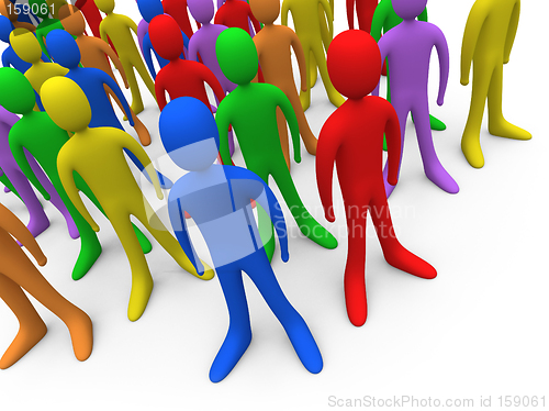 Image of Toon Crowd #1